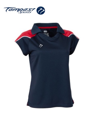 Tempest CK Womens Navy Red Playing Shirt